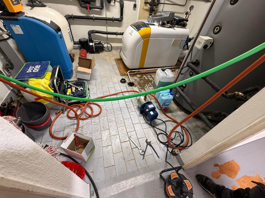 Installation de chauffage entretenue par Promatherm Sàrl